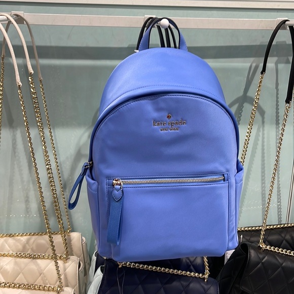 Kate Spade Chelsea Nylon Medium Backpack
Deep Cornflower 
NWT - Picture 10 of 16